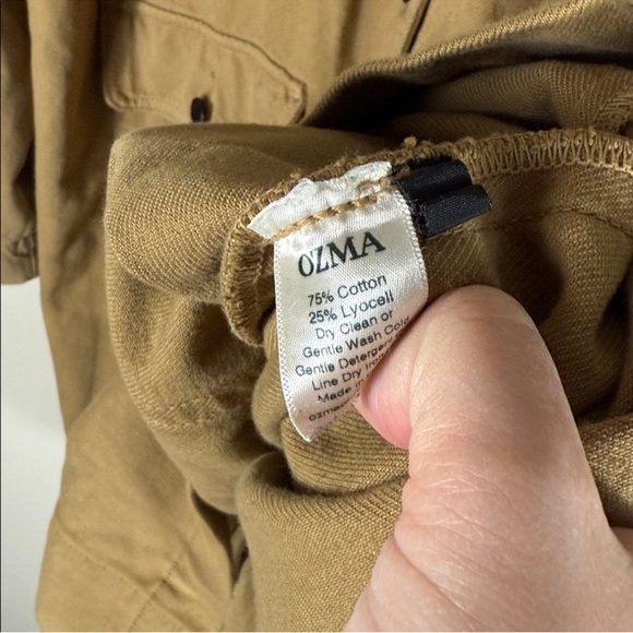 OZMA The Chore Coat in Khaki - Picture 6 of 11